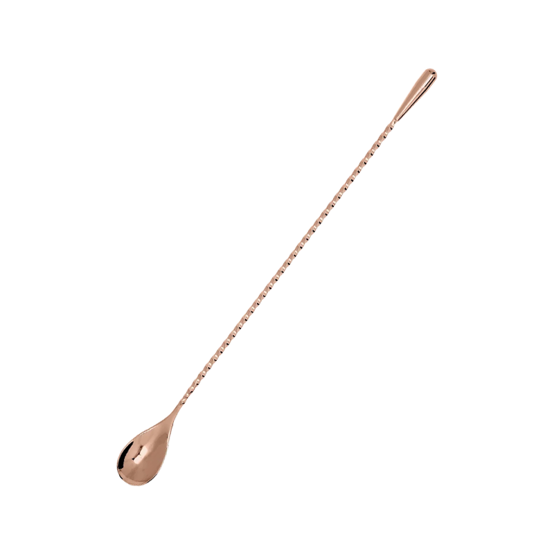 Bar spoon (cuillère) cuivrée - 30 cm