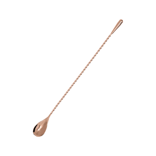 [003-AC048] Bar spoon (cuillère) cuivrée - 30 cm